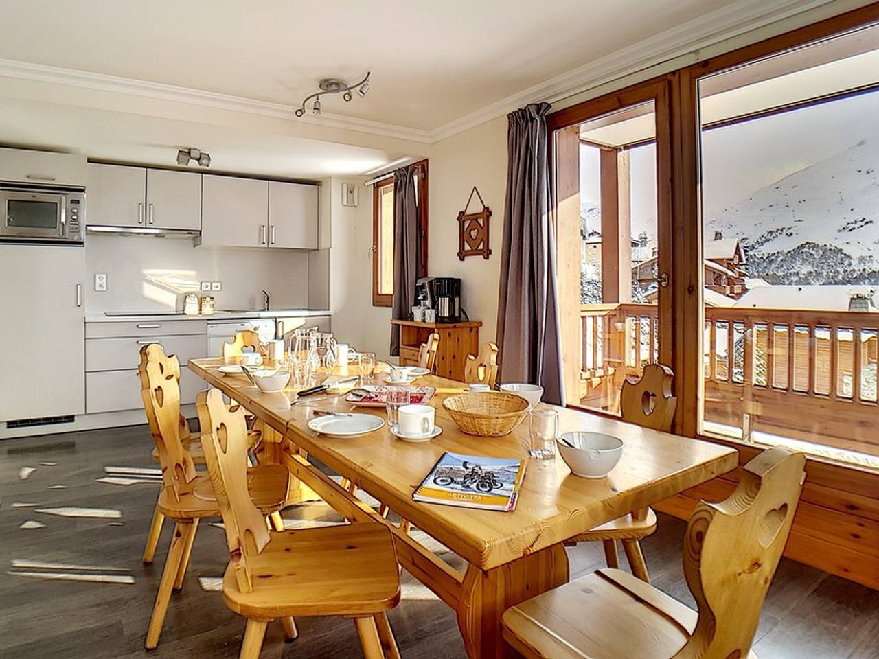 Apartamento entero, Apartamento renovado 8 pers - Balcón, Sauna & Hammam, WIFI in Les Menuires, Saint-Martin-de-Belleville