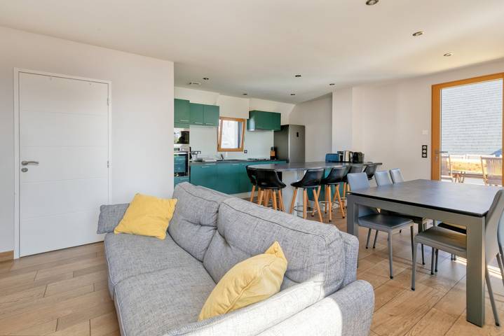 Appartement entier, Appartement Villa Ker Minet - "Belle-Île" 12 pers vue sur la mer, piscine intérieure horaire partagé in Piriac-sur-Mer, Côte d'Amour