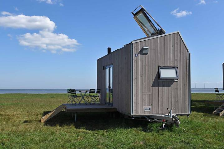 Ferienhaus für 4 Personen, mit Ausblick und Sauna sowie Terrasse in Wangerland