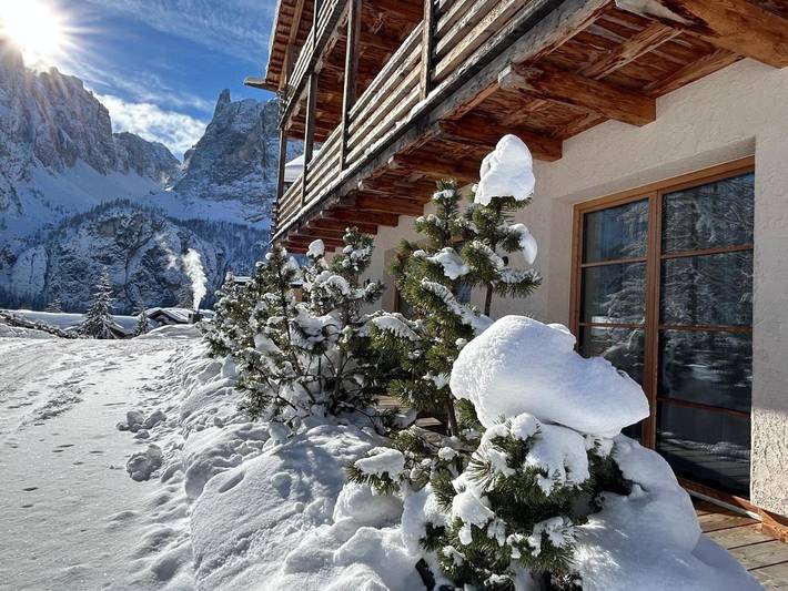 Apartmenthotel für 6 Personen, mit Ausblick und Sauna sowie Garten in Alta Badia