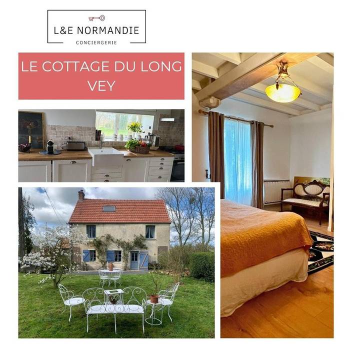 Gîte pour 6 personnes, avec vue et terrasse à La Folie (Calvados)