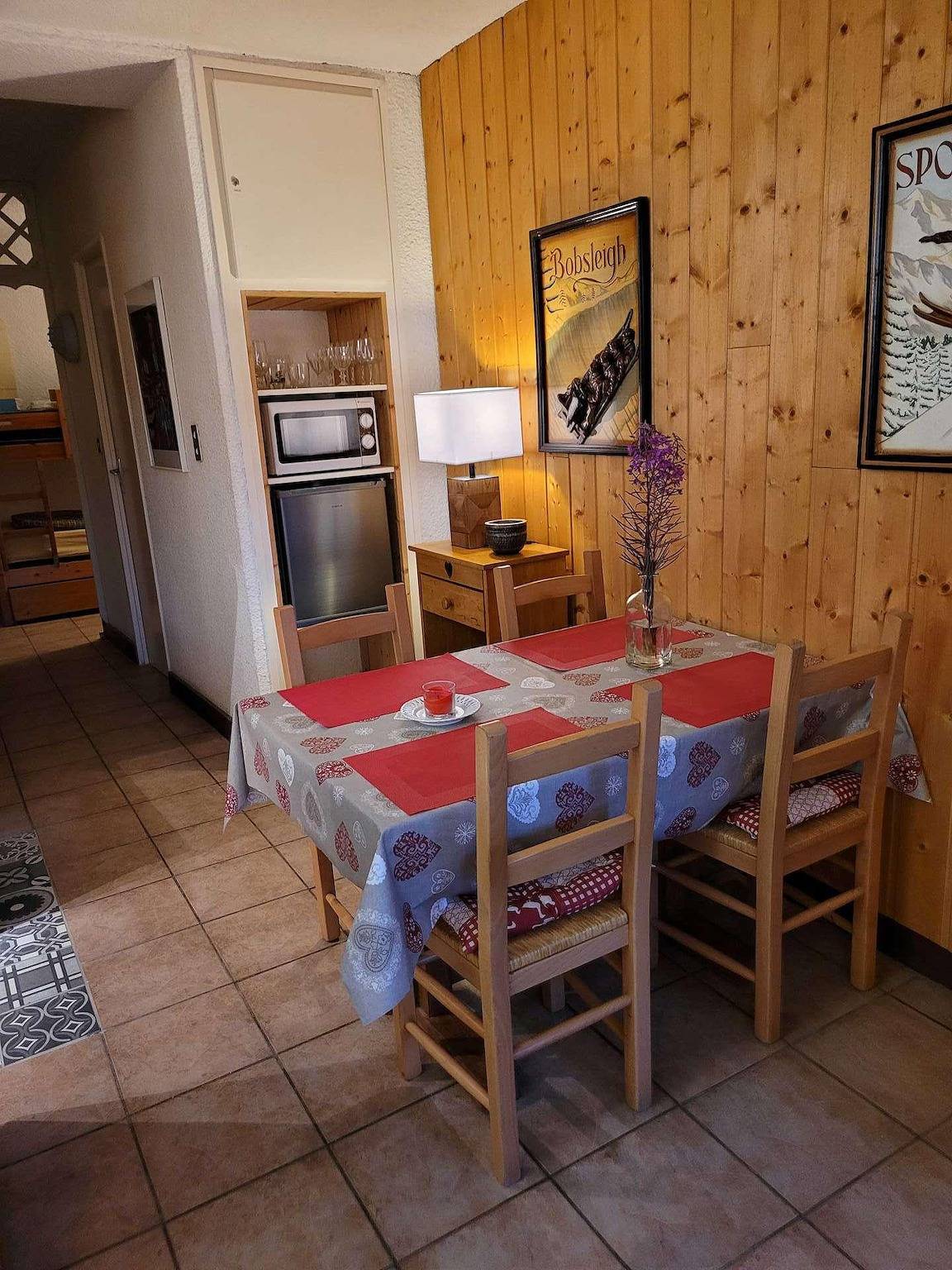 Estudio entero, Résidence la Ménandière - Estudio para 4 personas (004) in Huez, Parque Nacional de los Ecrins