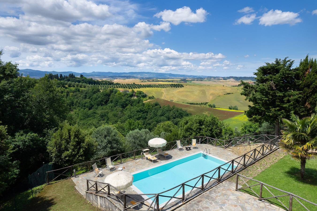 Villa für 4 Personen mit Terrasse in Volterra, Pisa Provinz