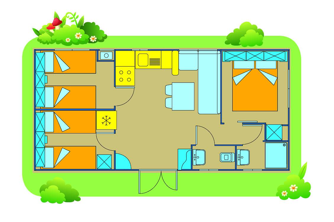 Casa vacanza per 7 persone con giardino in Rosolina Mare, Polesine