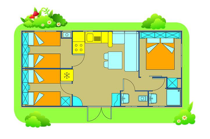 Ferienhaus für 7 Personen, mit Garten und Pool in Rosolina Mare - 2