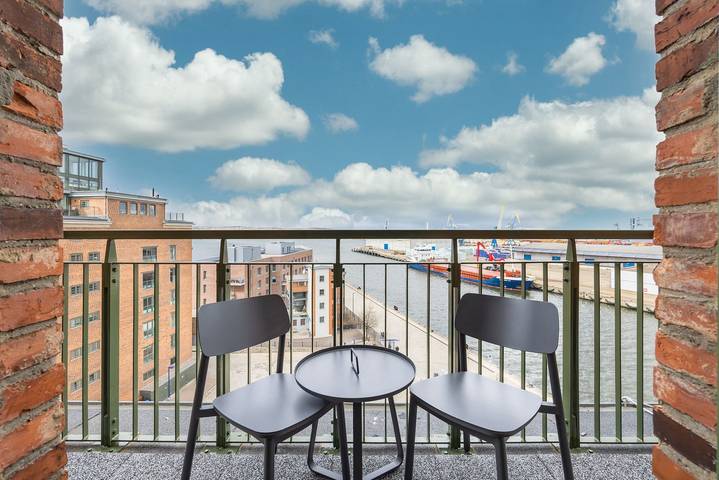 Ferienwohnung für 4 Personen, mit Sauna und Balkon in Wismar