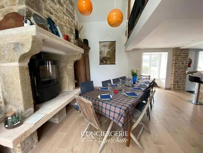Gîte pour 10 personnes, avec jardin et terrasse à Valcanville - 4