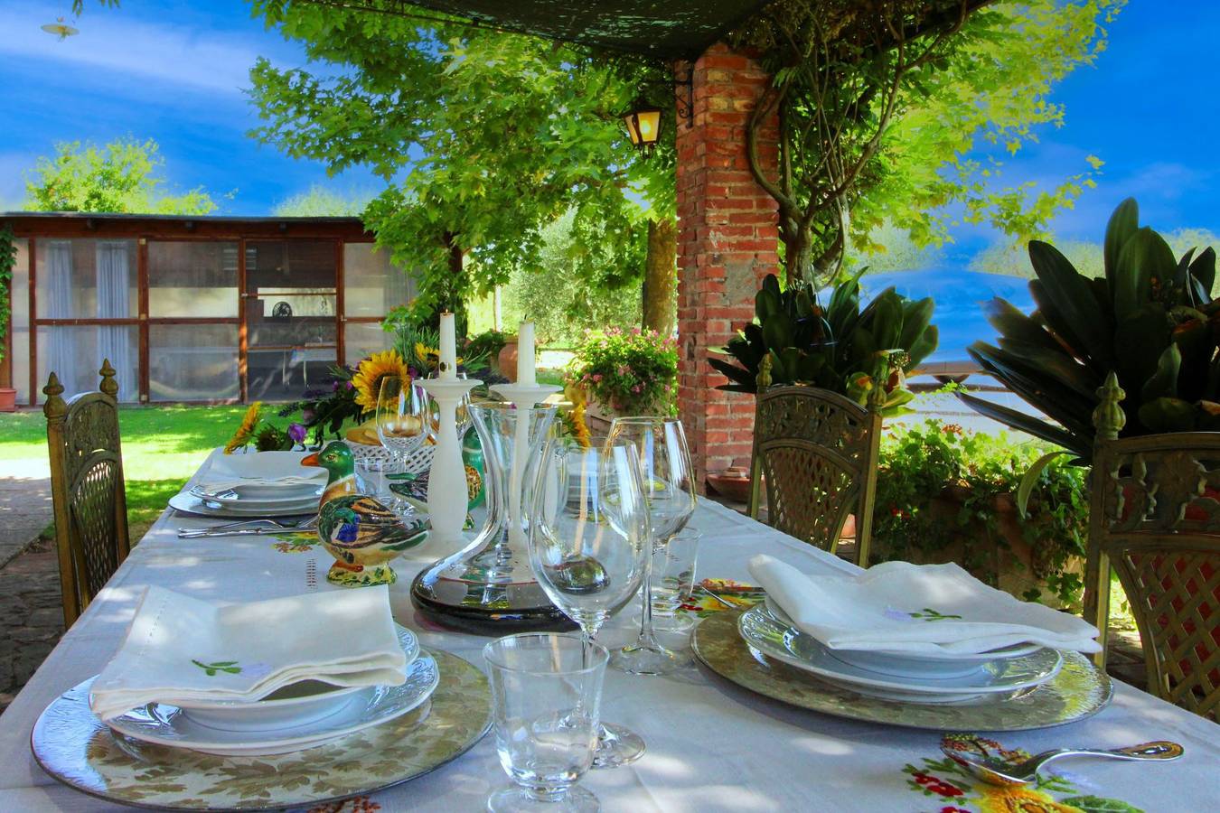 Villa für 10 Personen mit Garten in Brolio, Arezzo Provinz