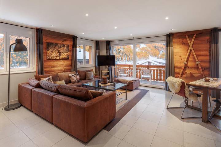 Hütte für 5 Personen, mit Balkon und Terrasse sowie Whirlpool und Garten in Saas-Fee - 4