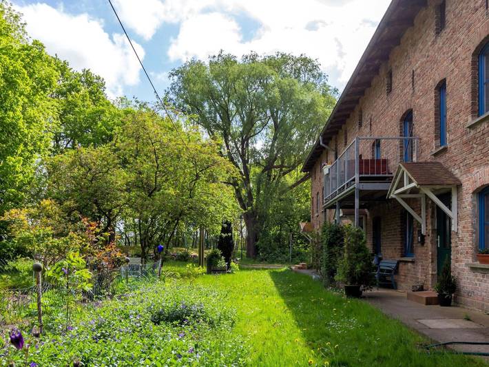 Ferienwohnung für 5 Personen, mit Balkon und Garten sowie Seeblick in Poseritz