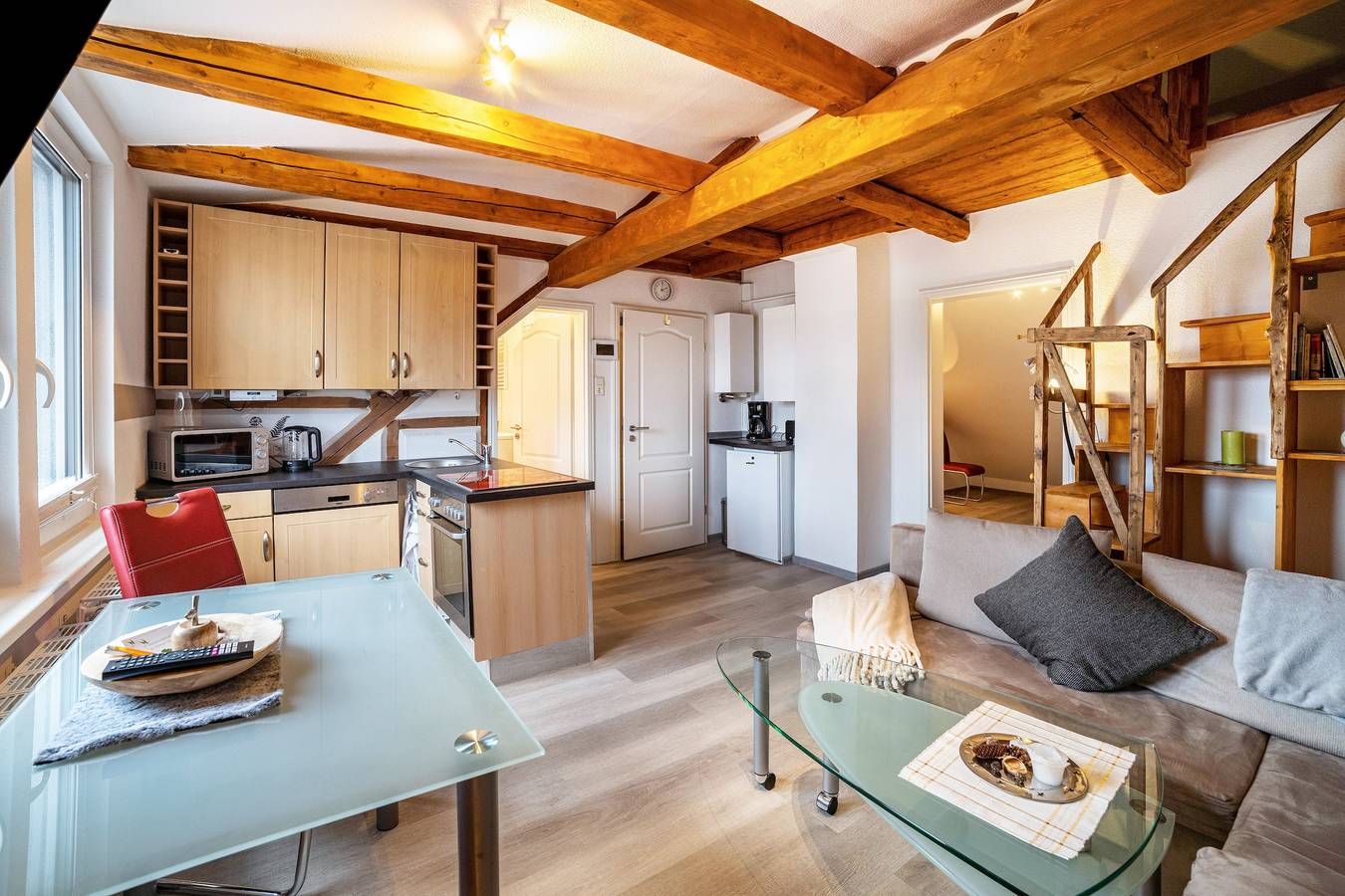 Ganze Wohnung, Ferienwohnung 'Im Harzer Vogelnest Meisennest' mit Bergblick und Wlan in Bad Harzburg, Harzvorland