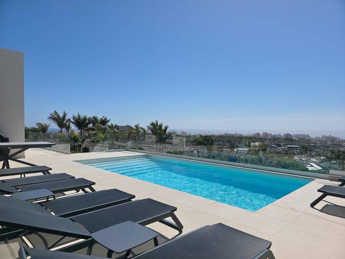Ferienhaus für 14 Personen, mit Pool und Garten sowie Meerblick auf den Kanaren - 3