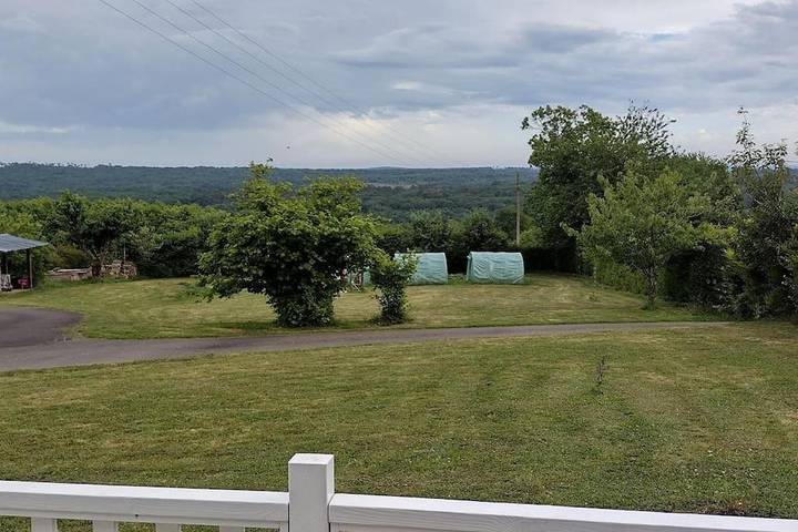 Maison de vacances pour 4 personnes, avec vue ainsi que jardin et terrasse