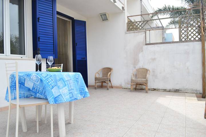 Charming Beachfront House with Spacious Terraces and Garden in San Foca, Melendugno