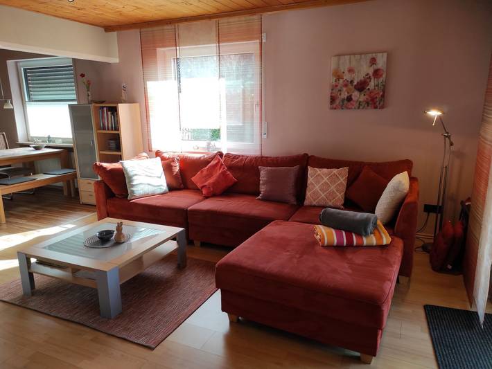 Ferienwohnung für 3 Personen, mit Balkon und Terrasse sowie Garten in Ebermannstadt