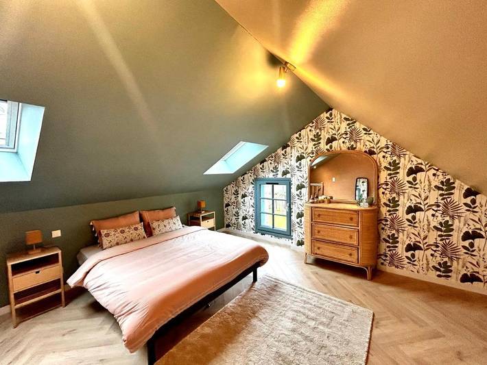 Maison de vacances pour 2 personnes, avec Terrasse ainsi que Jardin et Vue