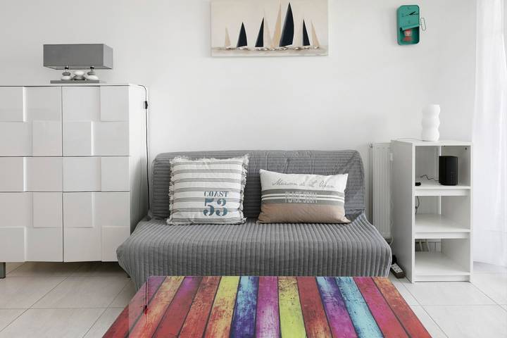 Apartamento entero, Apartamento Les sables roses frente al mar, terraza privada y Wi-Fi in Le Croisic, Côte de Jade