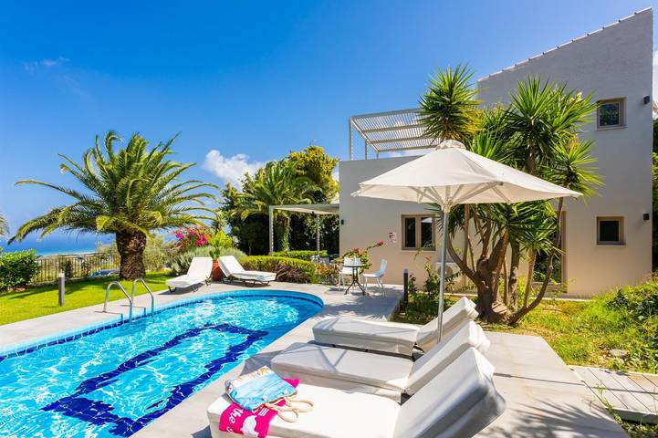 Villa for 6 people, with garden in Rethymnon