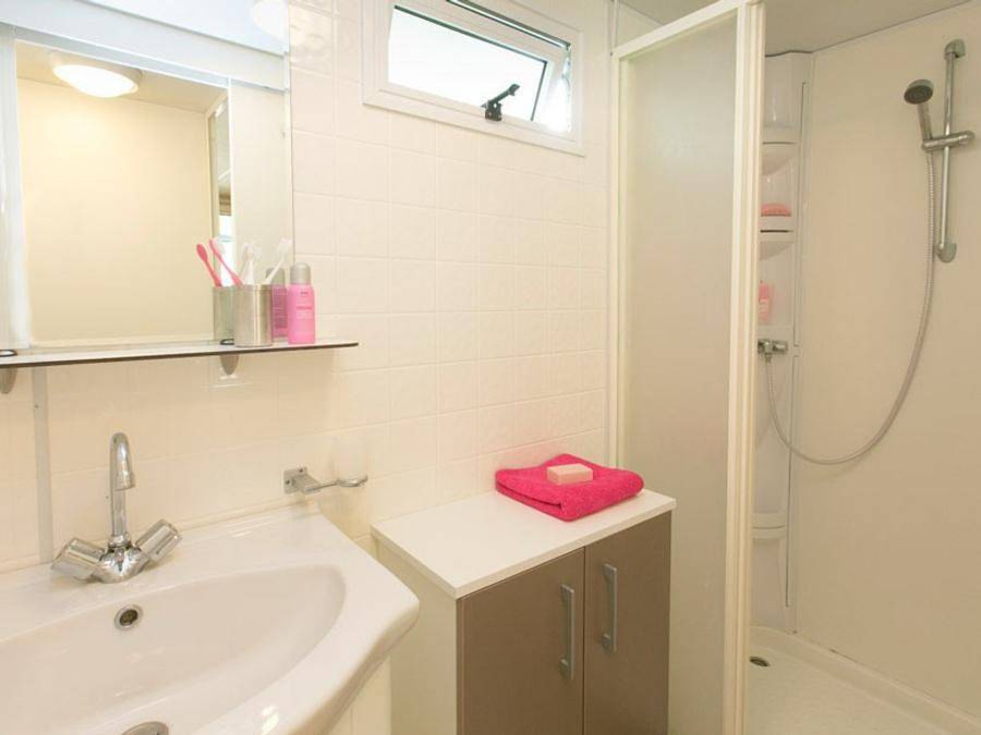 4 Mori Family Village - Mobilheim 6 personen - Classic | 3 Zi. | 4/6 Pers. | Erhöhte Terrasse | Klimaanlage in Colostrai, Muravera