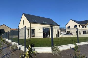 Gîte pour 6 personnes, avec jardin à Tourville-sur-Sienne