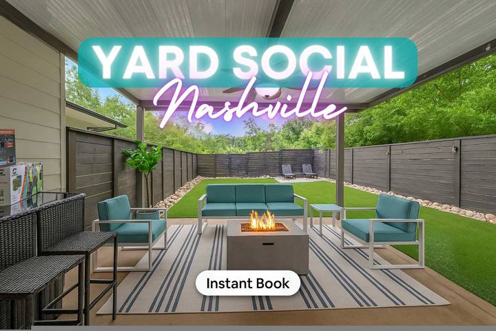 Vacation house for 10 people, with yard and terrace in Nashville