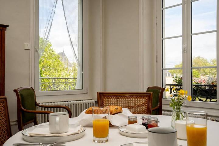 Chambre d’hôte pour 2 personnes, avec vue et jardin à La Flèche - 4