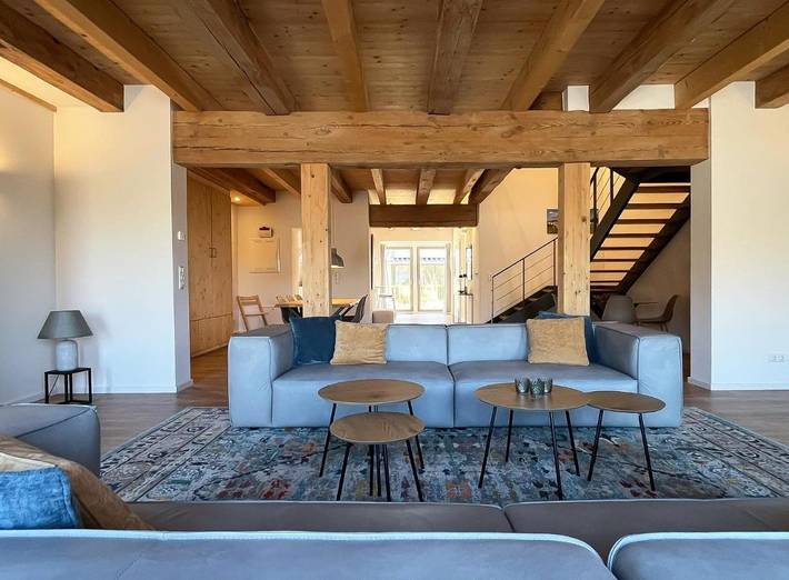 Ferienwohnung für 6 Personen, mit Terrasse und Garten