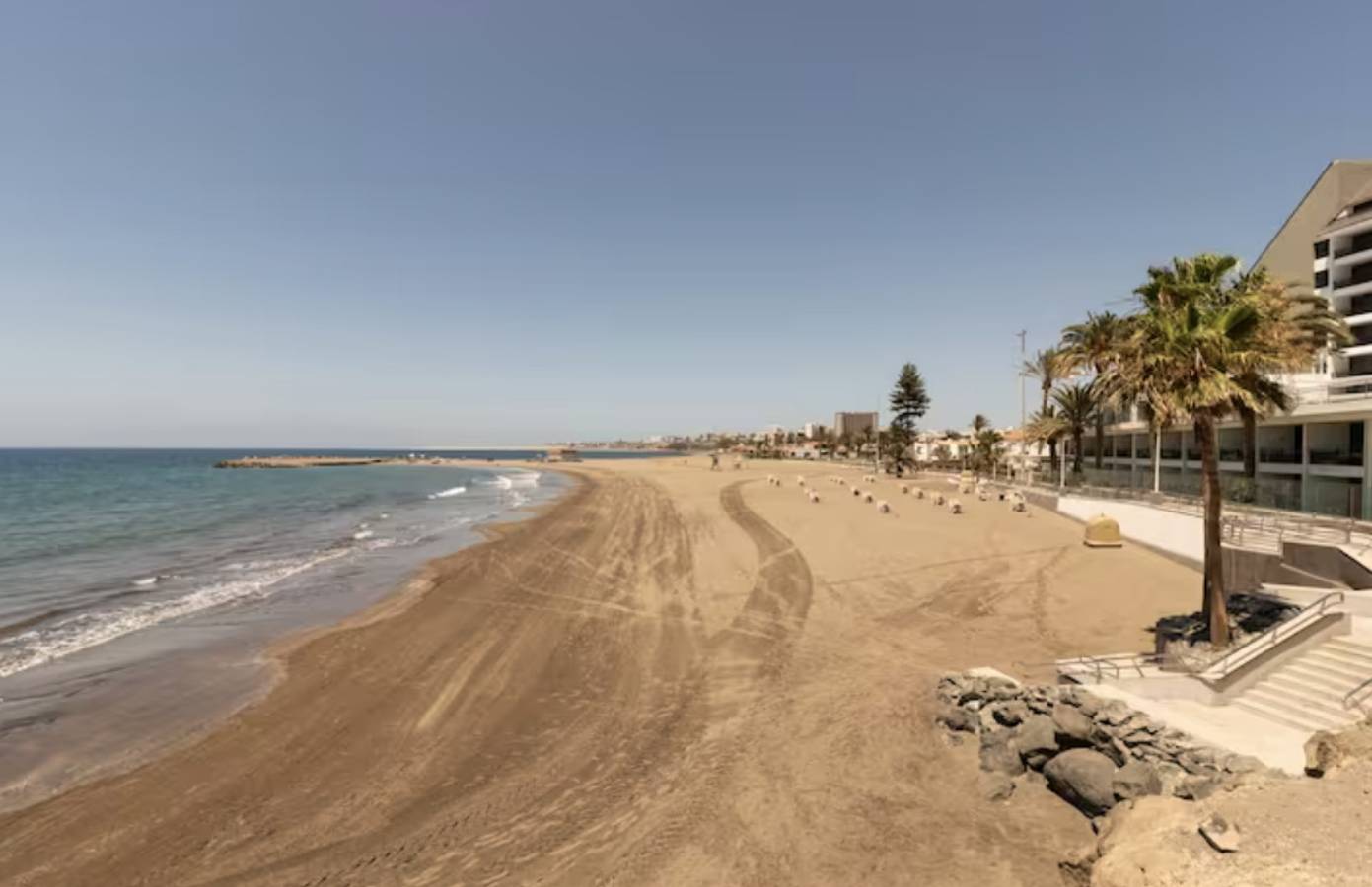 Ganze Wohnung, Ferienwohnung für 3 Personen mit Meerblick in San Agustin, San Bartolomé de Tirajana