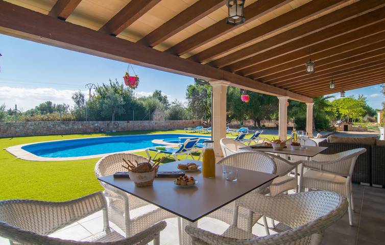 Finca mit hund für 8 Personen, mit Terrasse und Garten in Llucmajor - 4