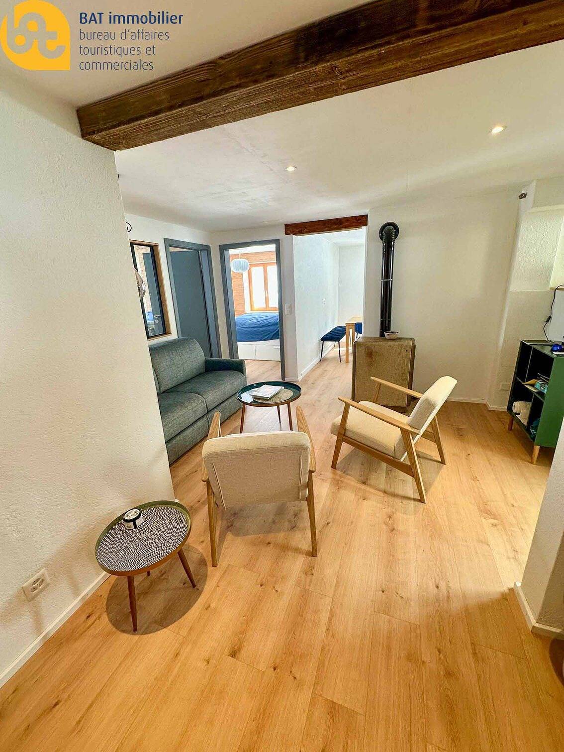 Ganze Wohnung, Biolle - Drei-Zimmer-Wohnung 
Gemütlich und frisch renoviert in Chalais (Schweiz), Walliser Alpen