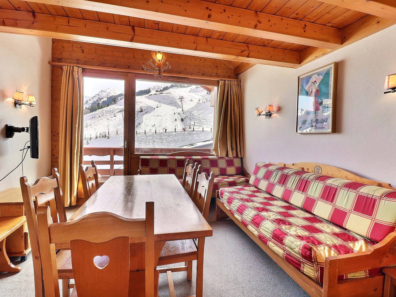 Apartamento entero, Encantador apartamento Méribel, sur, 6 pers, wifi in Méribel-Mottaret, Les Allues