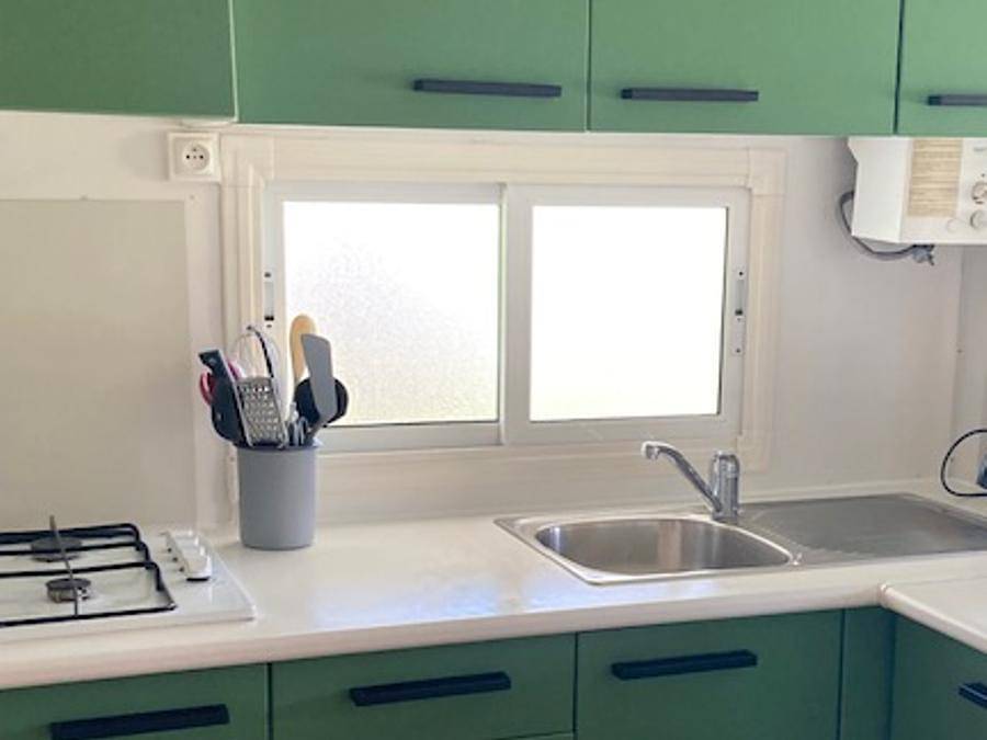 Camping Sun Valley - La Garenne Eguzon - Mobilheim 2 personen - Mobilheim Kiwikiss 5/7 pers - zusätzliche Personen gegen Aufpreis möglich, kontaktieren Sie den Campingplatz in Parnac, Le Blanc und Umgebung