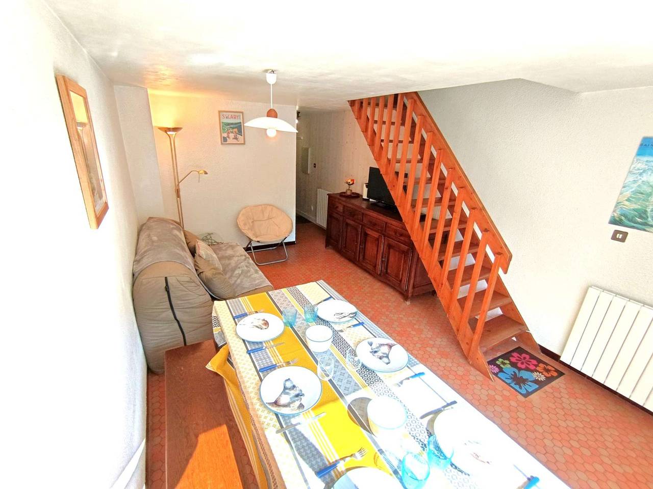 Ganze Wohnung, Duplex T3 für 6 Pers - Saint-Lary-Soulan mit Tv, Parkplatz, Skiraum in Saint-Lary-Soulan, Nationalpark Pyrenäen