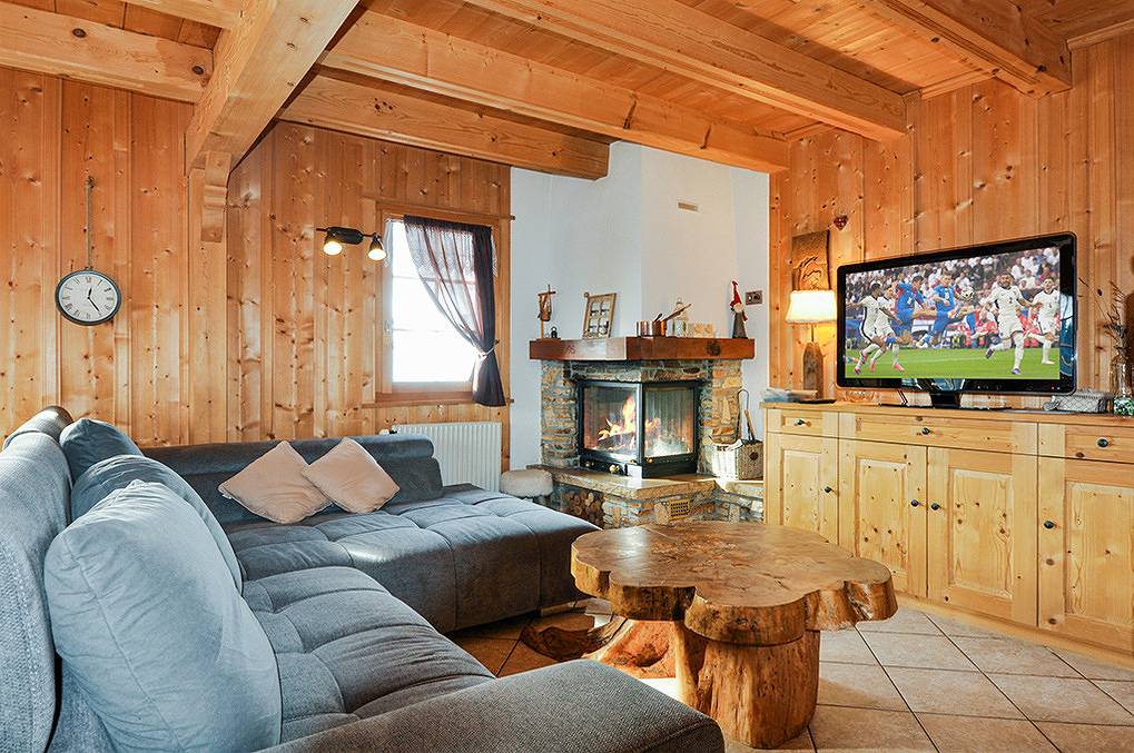 Maison de vacances pour 8 personnes avec balcon in Champoussin, Val-d'Illiez