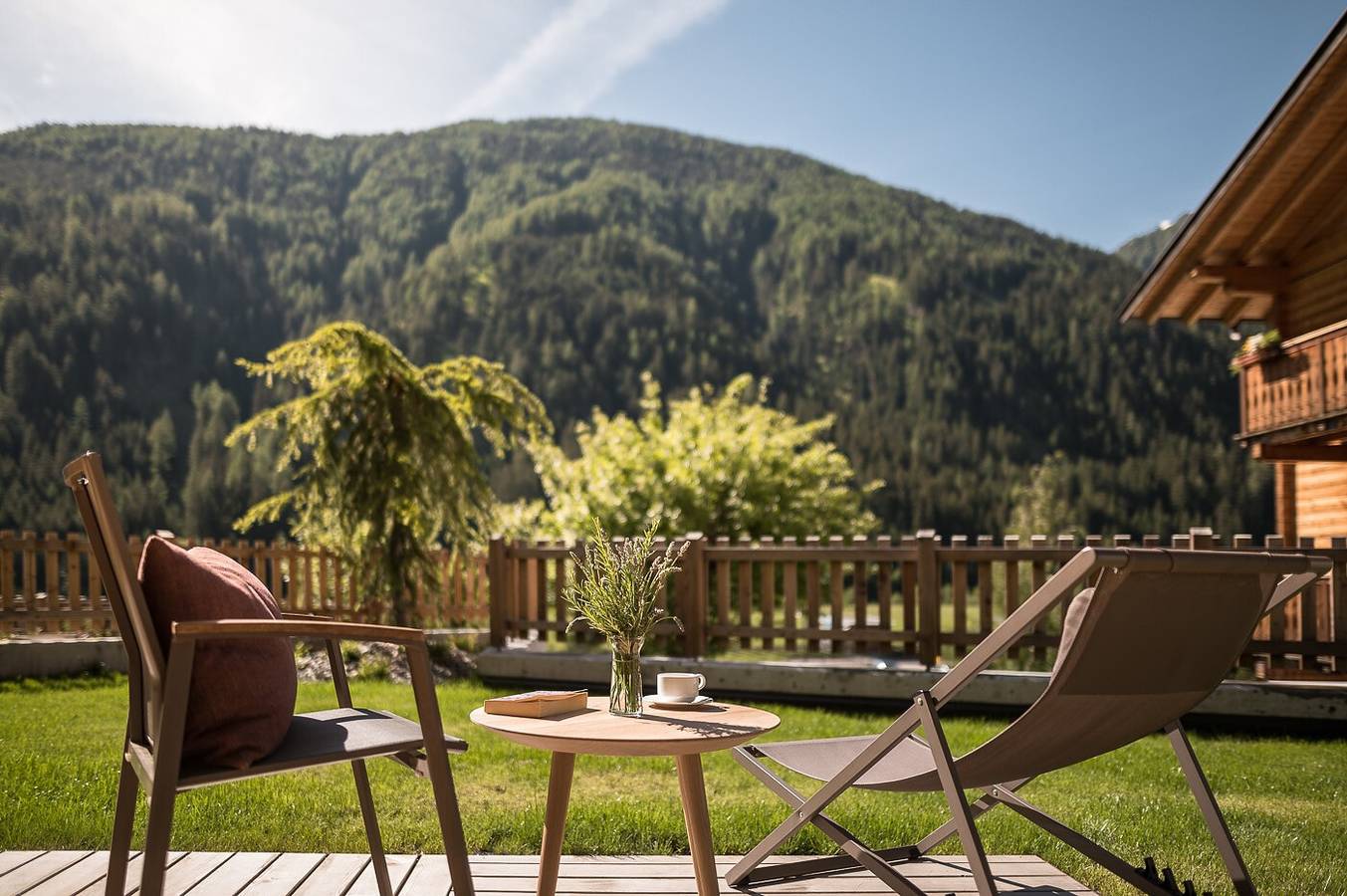 Ganze Wohnung, Ferienwohnung 'Sunnseit Luxury Apartment 3' mit privatem Garten und Sauna  in Kuppelwies, Ulten