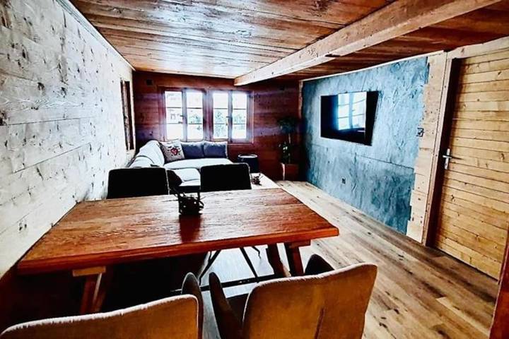 Hütte für 5 Personen, mit Ausblick in Leukerbad