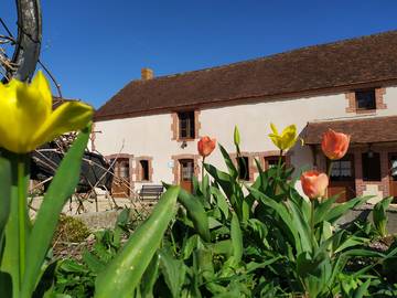 Gîte pour 6 personnes, avec terrasse ainsi que jardin et piscine, animaux acceptés à Mennetou-sur-Cher