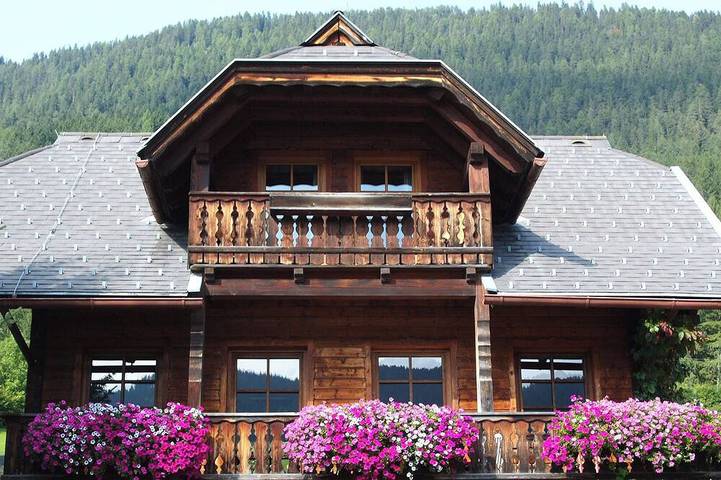Vakantiehuis voor 4 personen, met balkon in Weissensee