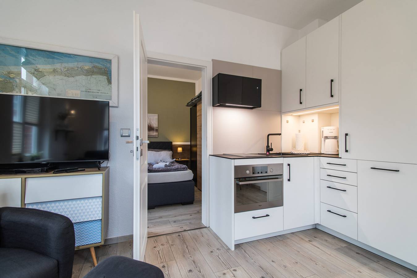 Ganze Wohnung, Ferienwohnung 'Taletta I' mit Gemeinschaftsterrasse, Gemeinschaftsgarten und Wi-Fi in Langeoog