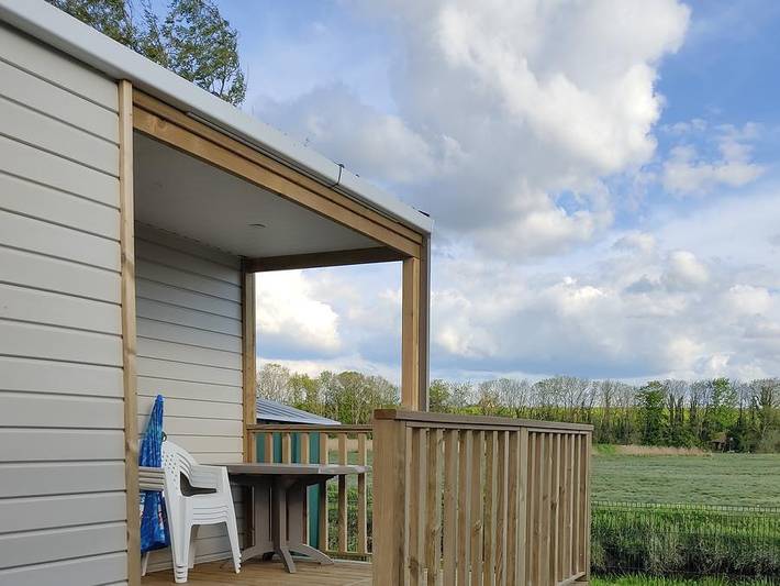 Camping Le Clos du Moulin - Mobilheim 4 personen - Irm Loggia in Graye-sur-Mer, Côte de Nacre