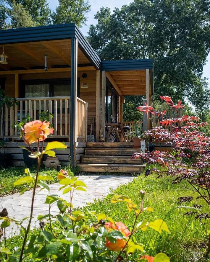 Camping für 4 Personen, mit Ausblick und Garten - 1