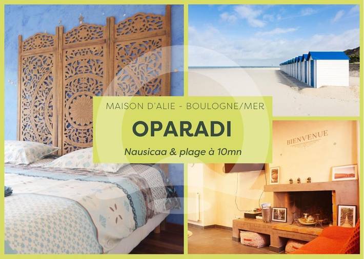 Location de vacances pour 4 personnes, avec terrasse et jardin, animaux acceptés à Boulogne-sur-Mer