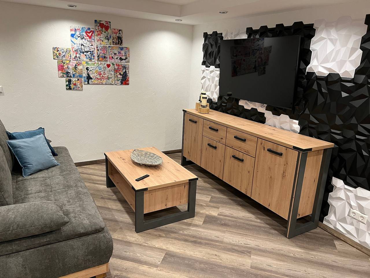 Ganze Ferienwohnung, Tl Apartments - 2 Zimmer Apartment Josha mit 52qm in Feuchtwangen, Romantische Straße