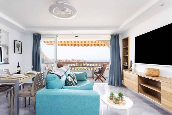 Appartement voor 6 personen, met balkon in Palm-Mar