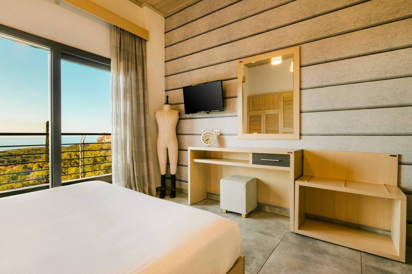 Deluxe Double Studio with Sea View in Anthousa, Preveza Prefektur