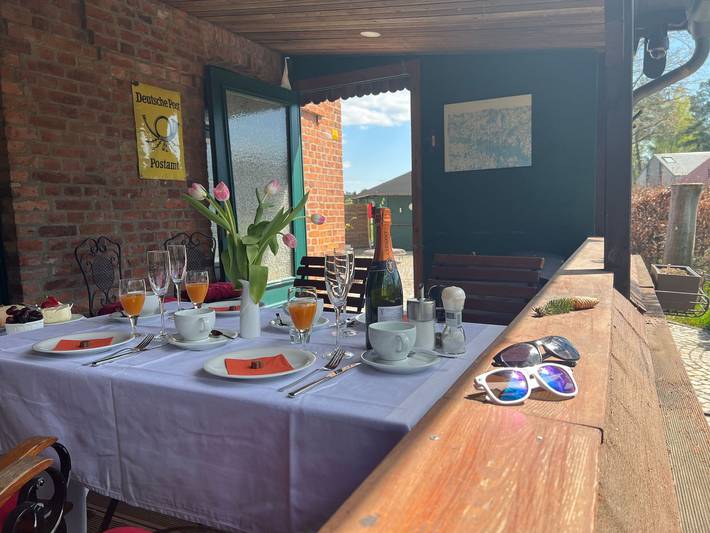 Ferienwohnung für 2 Personen, mit Garten und Seeblick, kinderfreundlich in Dobbin-Linstow - 4