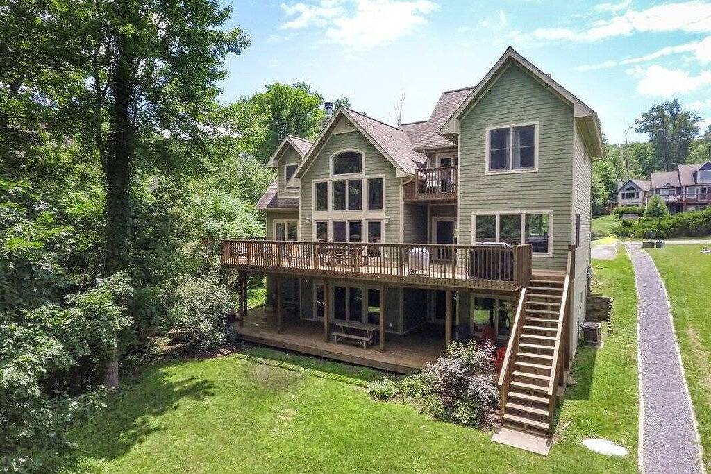 Lake's End - Großes, generationenübergreifendes Lakefront Home in Dcl in Deep Creek Lake