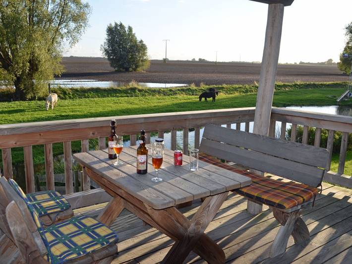 Ferienhaus für 4 Personen, mit Terrasse und Garten