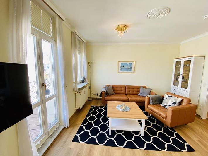 Ferienwohnung für 2 Personen, mit Meerblick und Balkon sowie Balkon/Terrasse in Rostock und Umgebung - 4