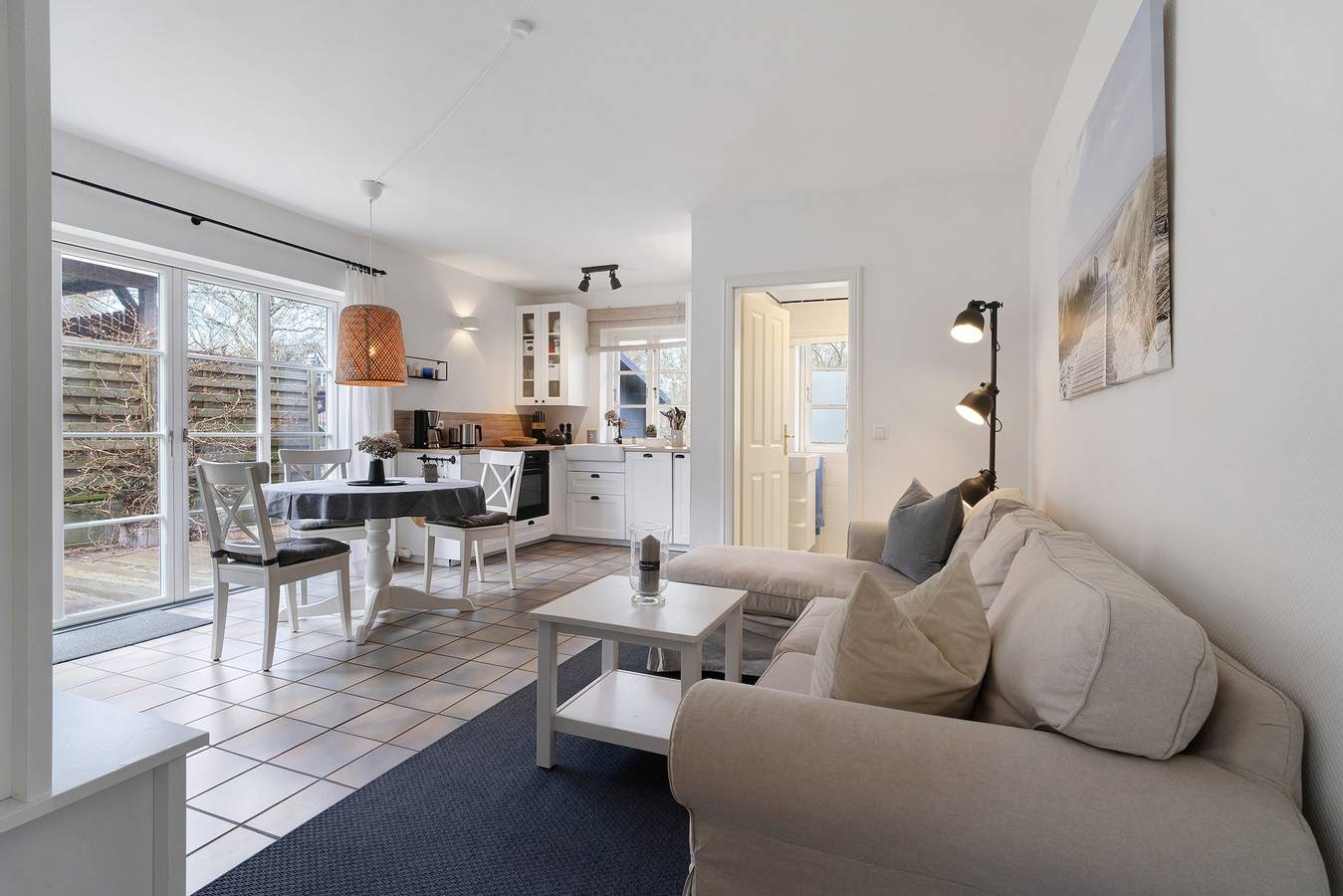 Ganze Wohnung, Apartment Friesenhaus Liebesallee Nr. 6 mit Garten, Balkon und Wlan in Pellworm, Nordseeküste